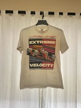 “Warning Extreme Velocity” Vintage 93’ F1 Graphic Tee